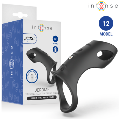 INTENSE - JEROME ANEL PENIANO VIBRATÓRIO AJUSTÁVEL MODELO 12 - D-245151 - Dona Pimenta