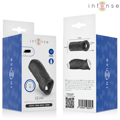 INTENSE - SEAN ANEL PENIANO VIBRATÓRIO AJUSTÁVEL MODELO 13 - D-245152 - Dona Pimenta