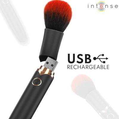 INTENSE - EMILIA ESCOVA VIBRATÓRIA AQUECIDA 16 CM - D-245173 - Dona Pimenta