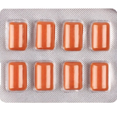 WUG SOLAR - GOMA DE MASCAR FUNCIONAL COM VITAMINAS E ZINCO, SABOR FRUTAS TROPICAIS, EM CARTELA COM 8 UNIDADES - D-246176 - Dona 