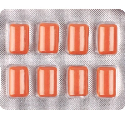 WUG MULTIVIT - MULTIVITAMÍNICO FUNCIONAL SABOR TROPICAL, 8 UNIDADES EM CARTELA - D-246177 - Dona Pimenta