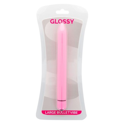 GLOSSY SLIM VIBRADOR ROSA - D-218353 - Dona Pimenta