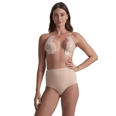 BYE-BRA - BODY TAPE DOUBLE SIDED CINTA DE DOBLE CARA BEIGE TALLA ÚNICA 5 x 500 CM - D-245478 - Dona Pimenta