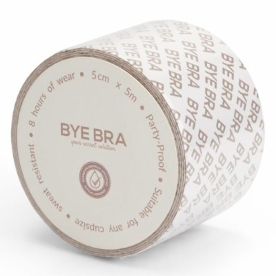 BYE-BRA - BODY TAPE DOUBLE SIDED CINTA DE DOBLE CARA BEIGE TALLA ÚNICA 5 x 500 CM - D-245478 - Dona Pimenta