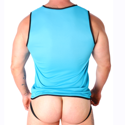 CAMISETA AZUL MASCULINA S/M - D-233410 - Dona Pimenta
