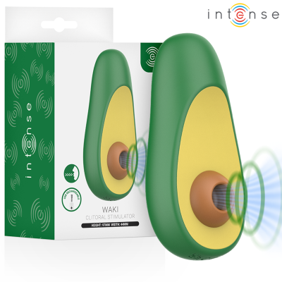 INTENSE - WAKI ABACATE ESTIMULADOR DE SUCÇÃO CLITORIAL - D-245678 - Dona Pimenta