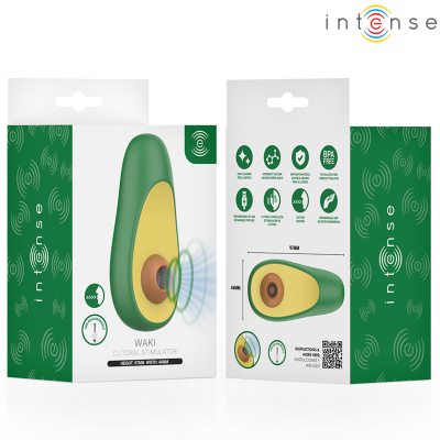 INTENSE - WAKI ABACATE ESTIMULADOR DE SUCÇÃO CLITORIAL - D-245678 - Dona Pimenta