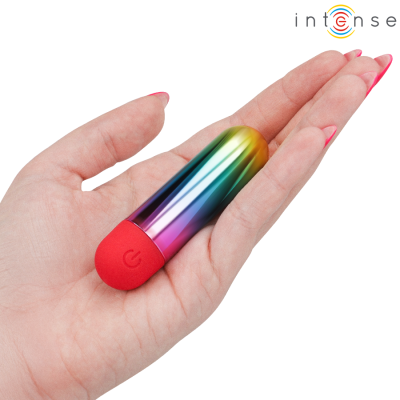 INTENSE - DEBBIE RAINBOW CLITORIS VIBRATÓRIO BULLET - D-245696 - Dona Pimenta