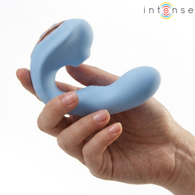 INTENSE - GINA - ESTIMULADOR CLITORIAL MULTIFUNCIONAL AZUL - D-246251 - Dona Pimenta