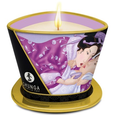 SHUNGA - VELA DE MASSAGEM LAVANDA 170 ML - D-246258 - Dona Pimenta
