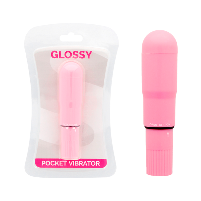 GLOSSY POCKET VIBRADOR ROSA - D-218362 - Dona Pimenta GLOSSY POCKET VIBRADOR ROSA - D-218362 - Dona Pimenta