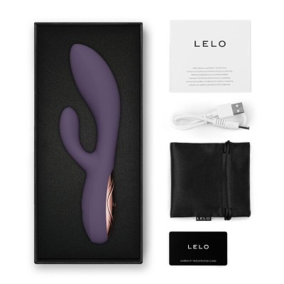 LELO - INA THRUST RABBIT VIBRADOR DE EMPURRA ROXO - D-246219 - Dona Pimenta