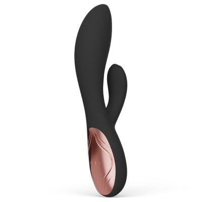 LELO - INA THRUST RABBIT VIBRADOR DE EMPURRAÇÃO PRETO - D-246220 - Dona Pimenta