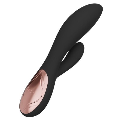 LELO - INA THRUST RABBIT VIBRADOR DE EMPURRAÇÃO PRETO - D-246220 - Dona Pimenta