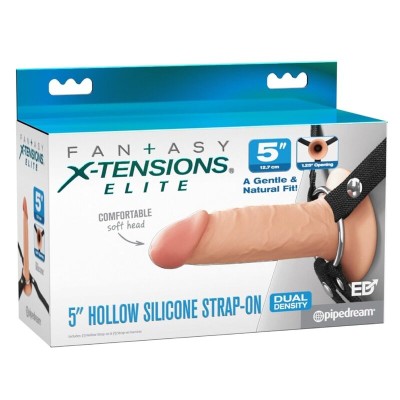 FANTASY X-TENSIONS - ELITE REALISTIC HOLLOW STRAP-ON 12,7 CM - D-246210 - Dona Pimenta