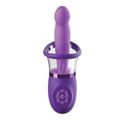 FANTASY FOR HER - VIBRADOR RABBIT PRO PLUS ULTIMATE PLEASURE ROXO 20,3 CM - D-246198 - Dona Pimenta