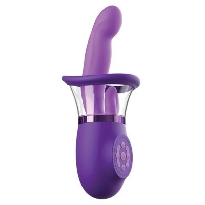 FANTASY FOR HER - VIBRADOR RABBIT PRO PLUS ULTIMATE PLEASURE ROXO 20,3 CM - D-246198 - Dona Pimenta