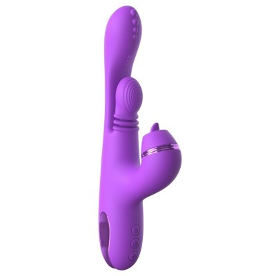 FANTASY FOR HER - VIBRADOR COELHO INTIMOTION PULSE PRO VIBE ROXO - D-246199 - Dona Pimenta