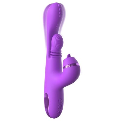 FANTASY FOR HER - VIBRADOR COELHO INTIMOTION PULSE PRO VIBE ROXO - D-246199 - Dona Pimenta
