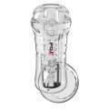PDX ELITE - VIEWTUBE PLUS STROKER TRANSPARENTE COM ADERÊNCIA FÁCIL E VERSÁTIL 21 CM - D-246203 - Dona Pimenta