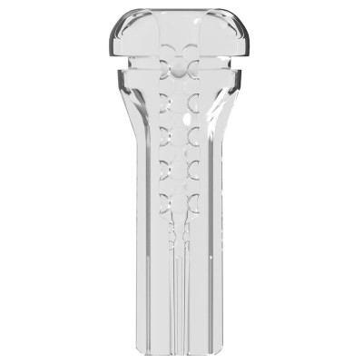 PDX ELITE - VIEWTUBE XXL LED TRANSPARENT STROKER 27,3 CM - D-246204 - Dona Pimenta