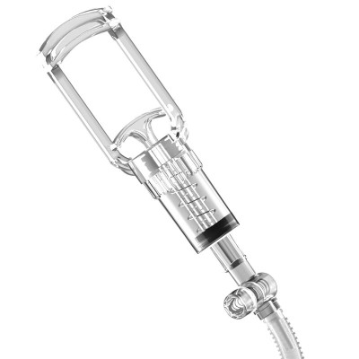 PDX ELITE - VIEWTUBE VAC XXL TRANSPARENTE STROKER COM BOMBA DE SUCÇÃO 27,3 CM - D-246205 - Dona Pimenta