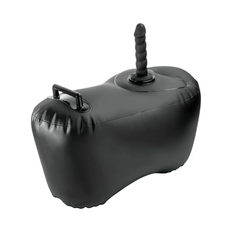 FETISH FANTASY SERIES - SOFÁ INFLÁVEL BODY DOCK COM DILDO 69,2 CM PRETO - D-246191 - Dona Pimenta