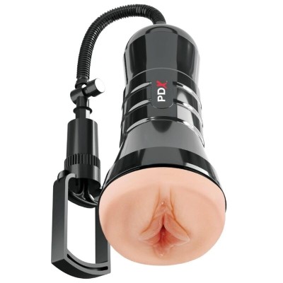 PDX EXTREME - WET PUSSIES SUPER SUCKER XXL LIGHT VAGINA STROKER COM SUCÇÃO 27,3 CM - D-246206 - Dona Pimenta