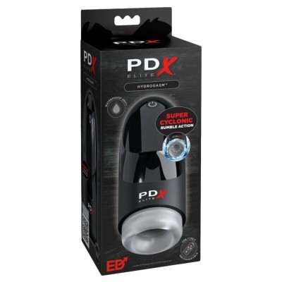 PDX ELITE - MASTURBADOR VIBRATÓRIO CICLONICO HIDROGASM 20 CM - D-246190 - Dona Pimenta