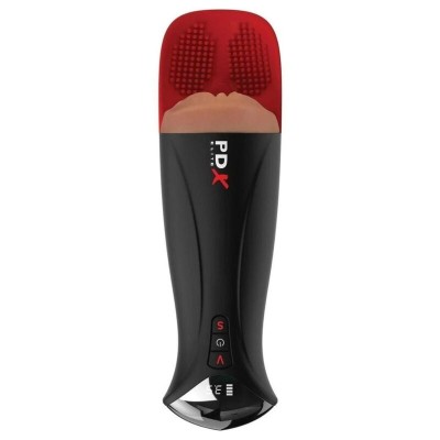 PDX ELITE - FAP-O-MATIC PRO XL VIBRATÓRIO AUTOMÁTICO MARROM 34,9 CM - D-246194 - Dona Pimenta