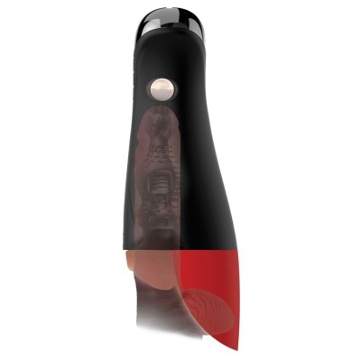 PDX ELITE - FAP-O-MATIC PRO XL VIBRATÓRIO AUTOMÁTICO MARROM 34,9 CM - D-246194 - Dona Pimenta