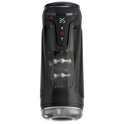 PDX ELITE - MOTO-BATOR PRO MASTURBADOR AUTOMÁTICO COM VIBRAÇÃO E AQUECIMENTO 26,5 CM - D-246201 - Dona Pimenta