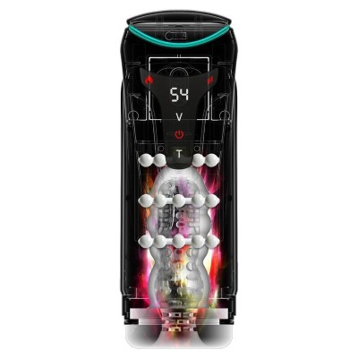PDX ELITE - MOTO-BATOR PRO MASTURBADOR AUTOMÁTICO COM VIBRAÇÃO E AQUECIMENTO 26,5 CM - D-246201 - Dona Pimenta