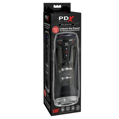 PDX ELITE - MOTO-BATOR PRO MASTURBADOR AUTOMÁTICO COM VIBRAÇÃO E AQUECIMENTO 26,5 CM - D-246201 - Dona Pimenta
