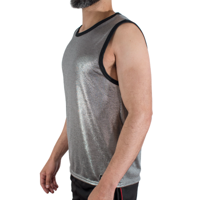MACHO - CAMISETA COM GLITTER FINO TAMANHO S/M - D-245783 - Dona Pimenta