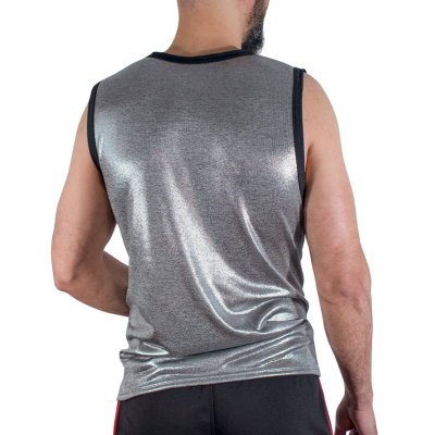 MACHO - CAMISETA COM GLITTER FINO TAMANHO S/M - D-245783 - Dona Pimenta