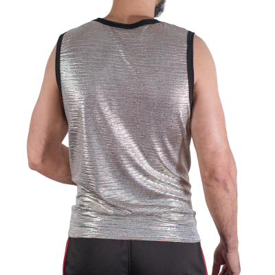 MACHO - CAMISETA COM GLITTER FINO TAMANHO S/M - D-245785 - Dona Pimenta