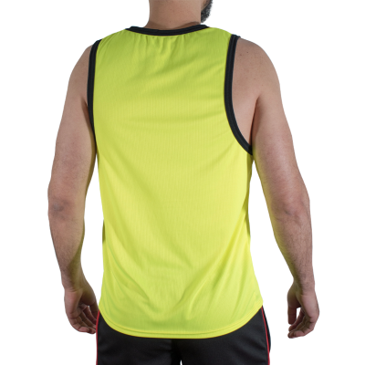 MACHO - CMV001 CAMISETA AMARELA DE GINÁSTICA TAMANHO P/M - D-245839 - Dona Pimenta