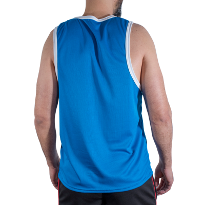 MACHO - CMV002 CAMISETA AZUL DE GINÁSTICA TAMANHO S/M - D-245841 - Dona Pimenta