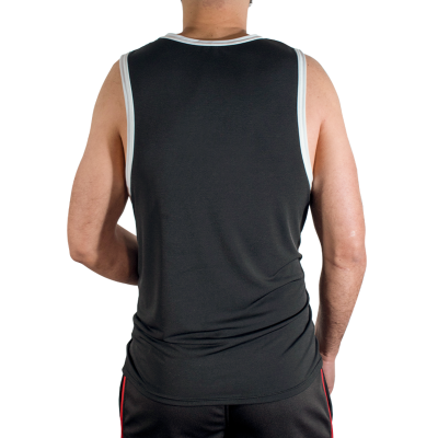 MACHO - CMV004 CAMISETA PRETA DE GINÁSTICA TAMANHO S/M - D-245845 - Dona Pimenta