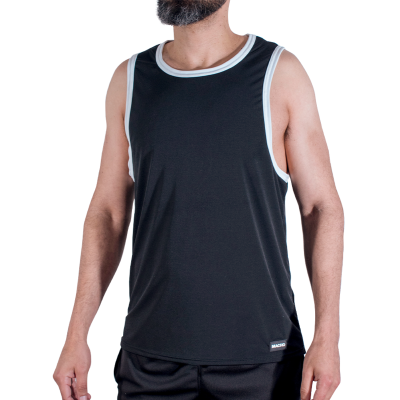 MACHO - CMV004 CAMISETA PRETA DE GINÁSTICA TAMANHO S/M - D-245845 - Dona Pimenta