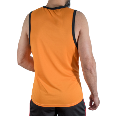 MACHO - CMV005 CAMISETA DE GINÁSTICA LARANJA TAMANHO P/M - D-245847 - Dona Pimenta