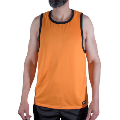 MACHO - CMV005 CAMISETA DE GINÁSTICA LARANJA TAMANHO P/M - D-245847 - Dona Pimenta