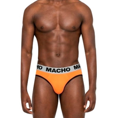 MACHO - MCH012 LARANJA SLIP S - D-245803 - Dona Pimenta