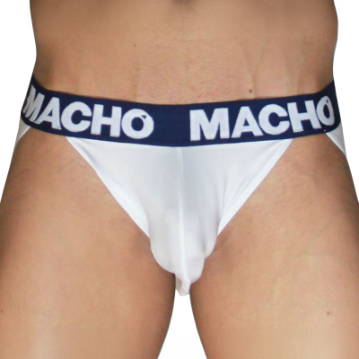 MACHO - MX29DK JOCK BRANCO + MARINHO S - D-245775 - Dona Pimenta