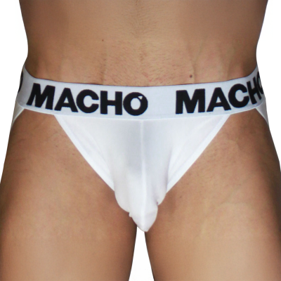 MACHO - MX29BL JOCK BRANCO + BRANCO S - D-245779 - Dona Pimenta