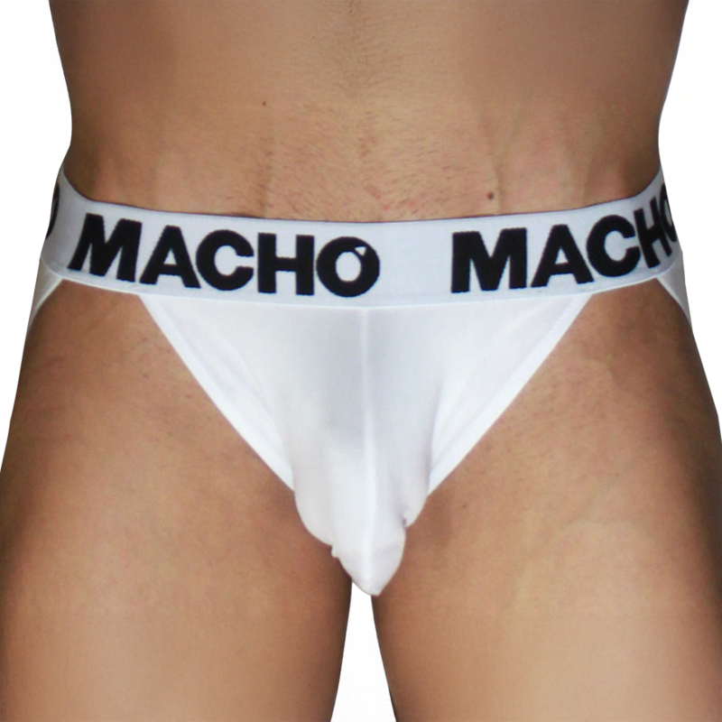 MACHO - MX29BL JOCK BRANCO + BRANCO S - D-245779 - Dona Pimenta