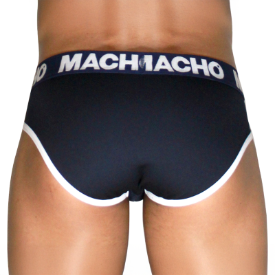 MACHO - MCH008 AZUL MARINHO CLÁSSICO SLIP M - D-245824 - Dona Pimenta