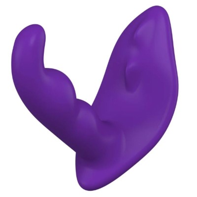 SHE.E.O - ESTIMULADOR ANAL VIBRATÓRIO ROTATIVO COM CONTROLE REMOTO - ROXO - D-246241 - Dona Pimenta