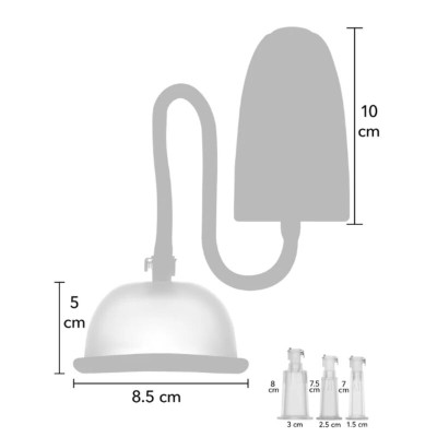 SHE.E.O - BOMBA DE VÁCUO AUTOMÁTICA PARA VAGINA E CLITÓRIS PRETA - D-246239 - Dona Pimenta